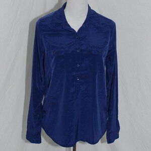 Old Navy Womens Small Navy Blue Shirt Breathable EUC